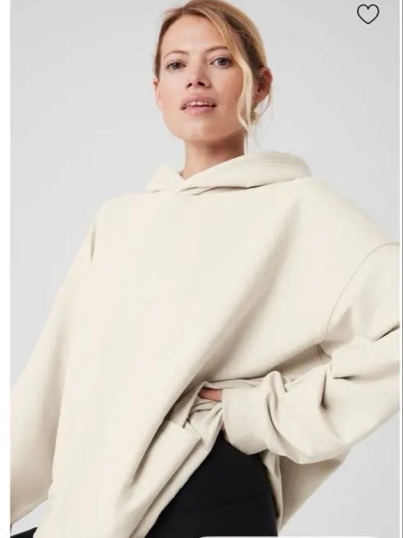 アローヨガ　Double Take Hoodie Bone Ｍ