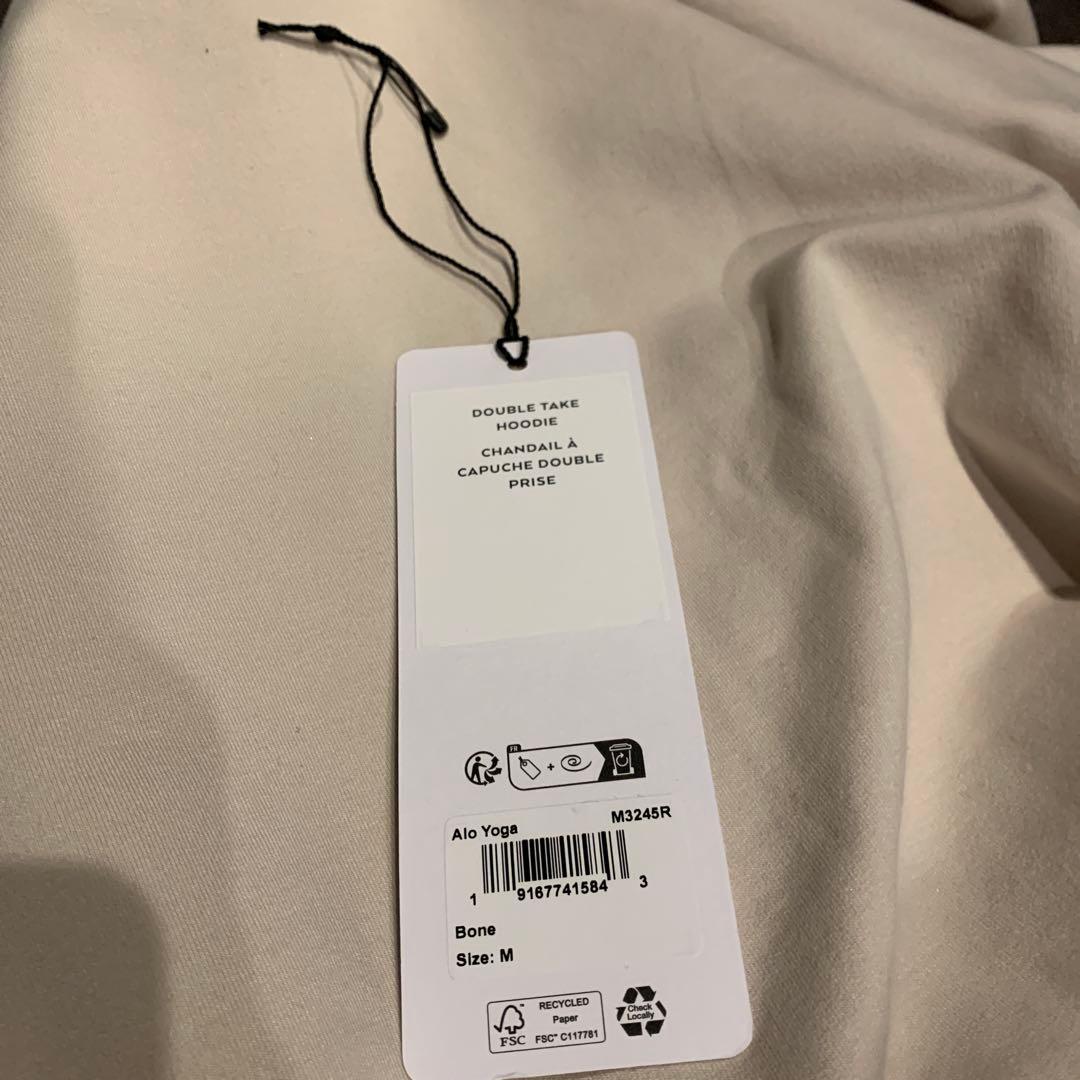 アローヨガ　Double Take Hoodie Bone Ｍ