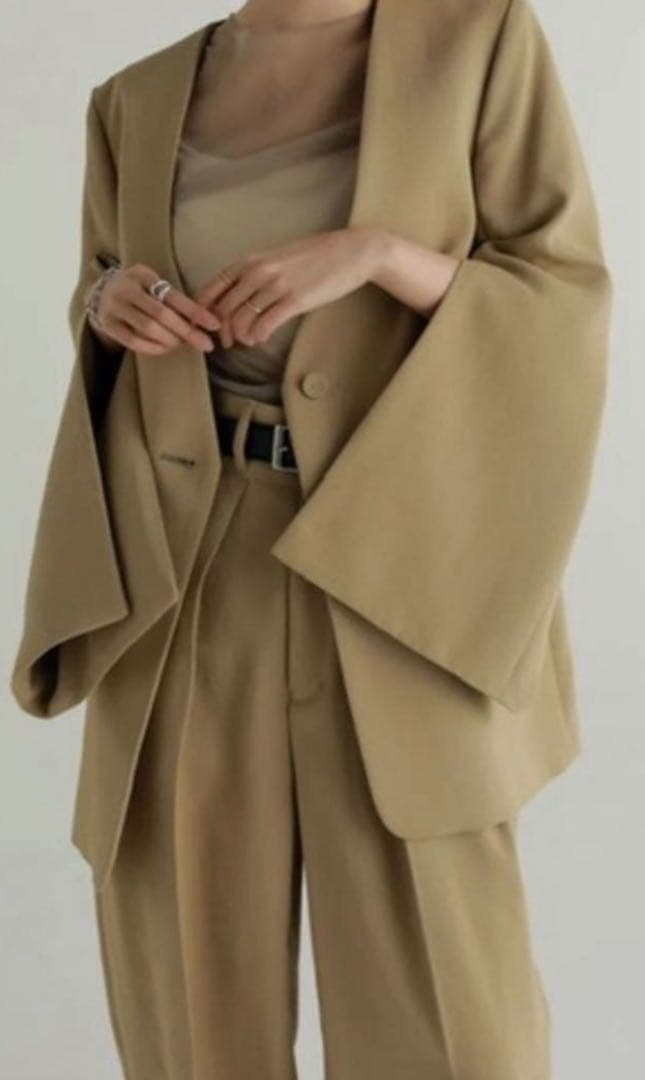 【louren】slit sleeve jacket