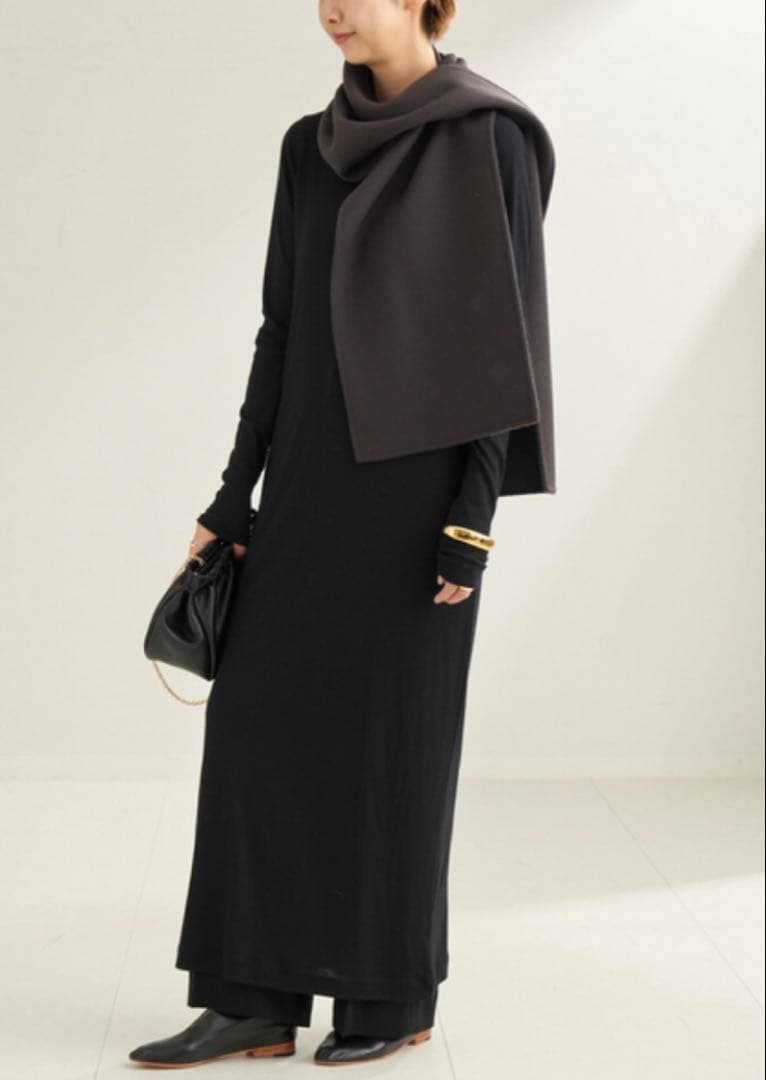 plage プラージュ　super 120s jersey ワンピース　24AW