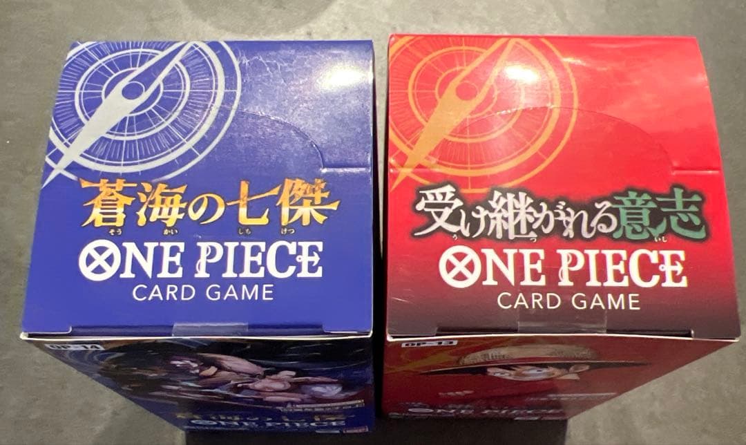 ワンピースカードゲーム　蒼海の七傑＆受け継がれる意志　未開封BOX