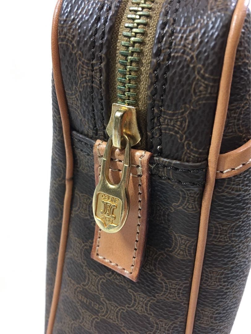 美品　セリーヌ　マカダム柄　クラッチバッグ　ハンドバッグ