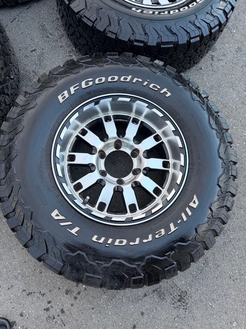 ランクル用タイヤホイール 4本セット LT265/75R16 8J 2022年