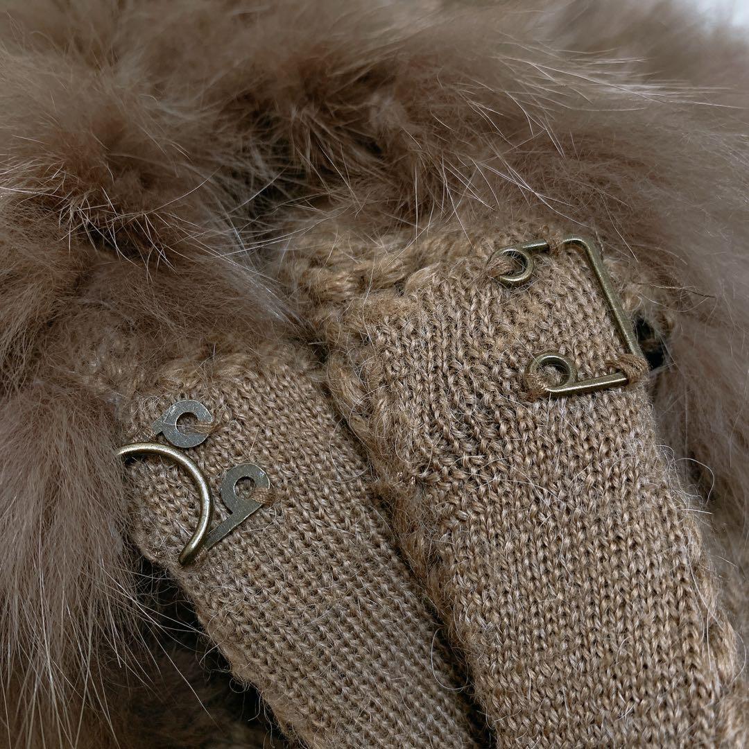 【美品✨】定価70,000円❤️ダブルスタンダードクロージング✨リアルファーベスト