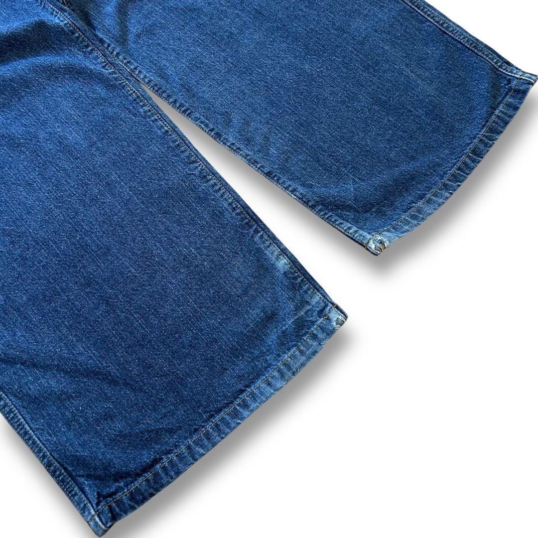 【激レア】ショーンジョン 刺繍 バギー デニム W40 極太 90s Y2K