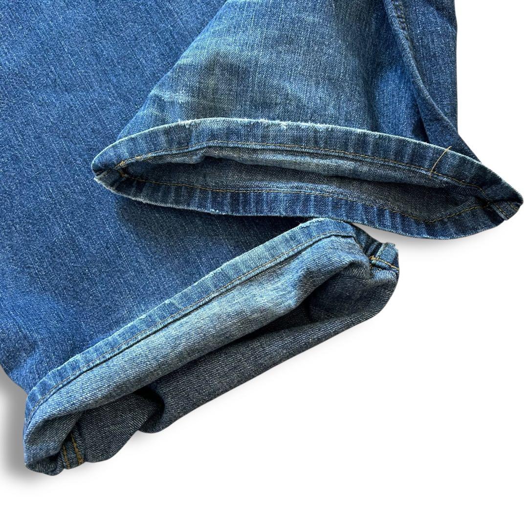 【激レア】ショーンジョン 刺繍 バギー デニム W40 極太 90s Y2K