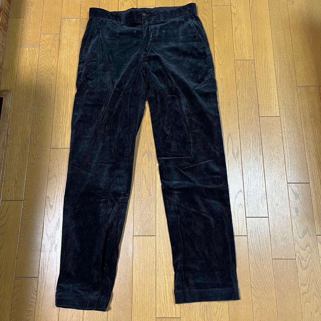 ラルフローレン　ブラック　コーデュロイパンツ　33×34
