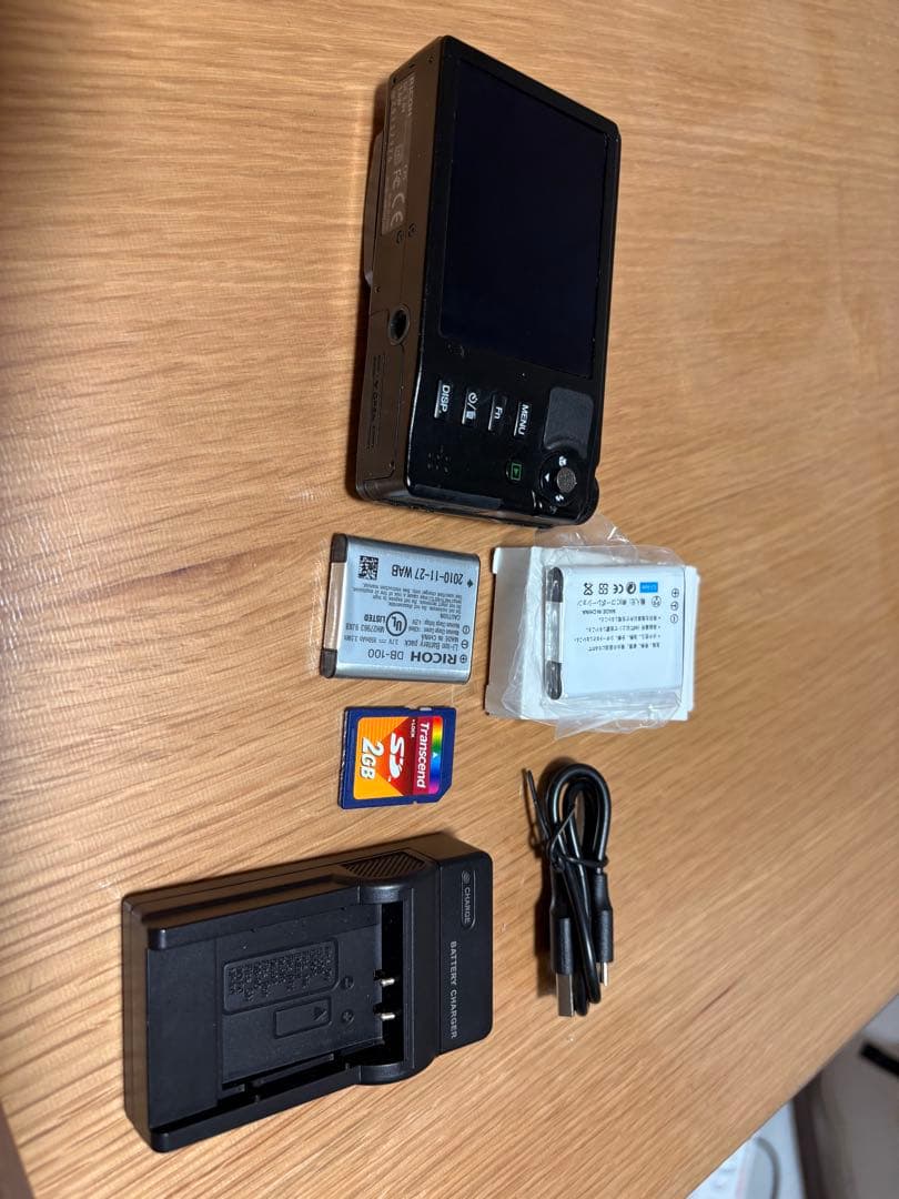【動作確認済み】 Ricoh CX5(バッテリー、SDカード付き)