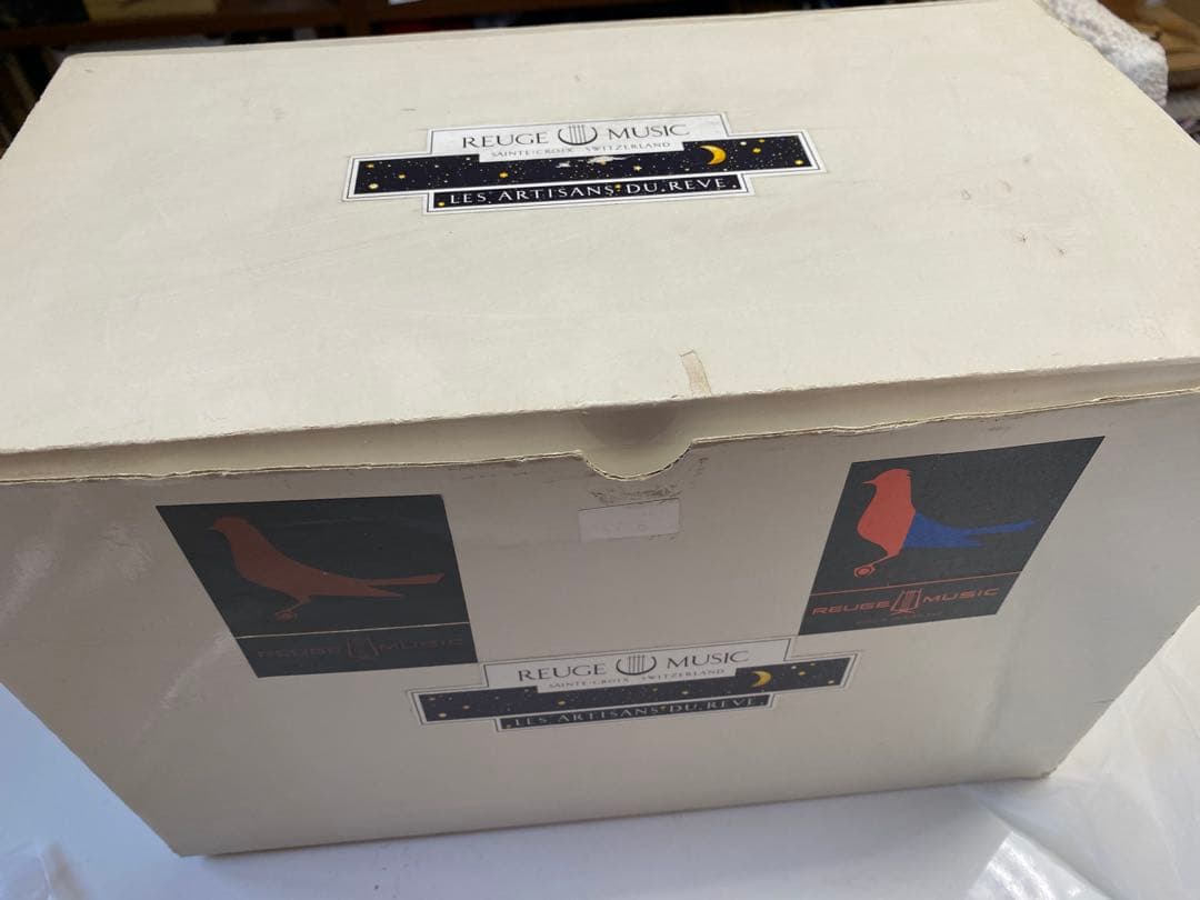 リュージュ社シンギングバード　オルゴール時計