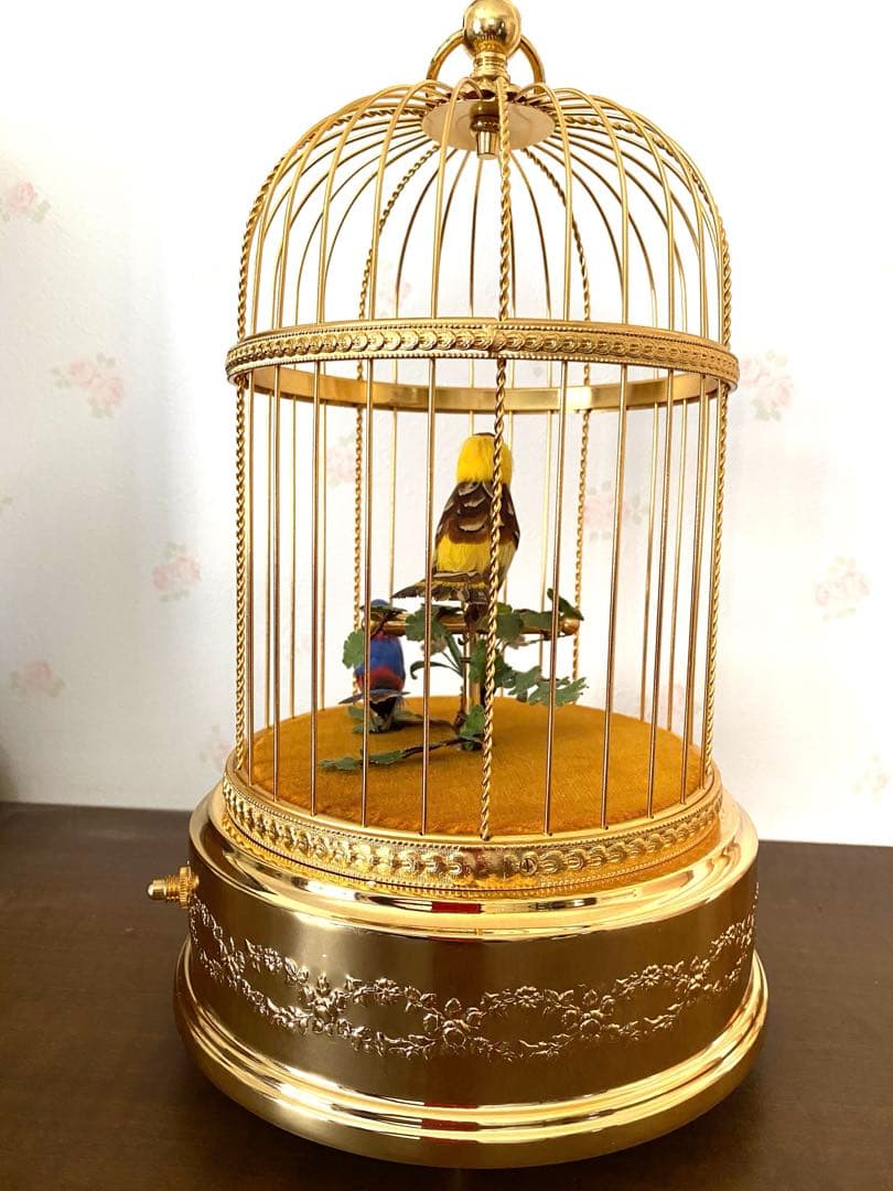 リュージュ社シンギングバード　オルゴール時計