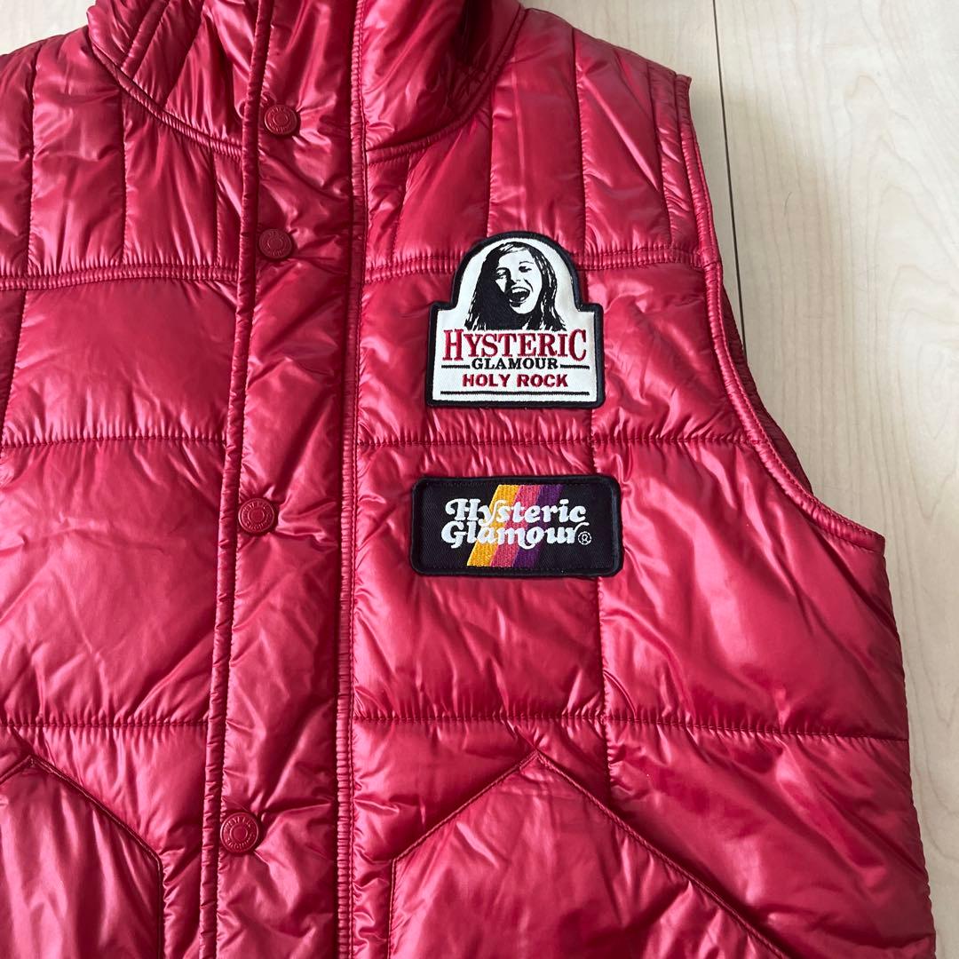 ヒステリックグラマー　ダウンベスト　プリマロフト　Lサイズ　美品