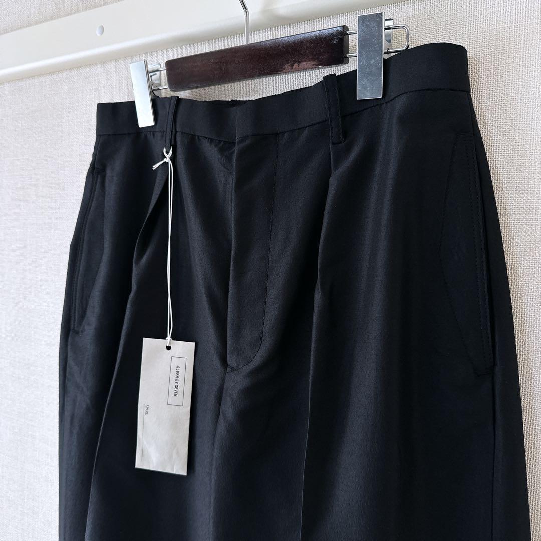 SEVEN BY SEVEN タックトラウザーズ（スラックス）新品未使用