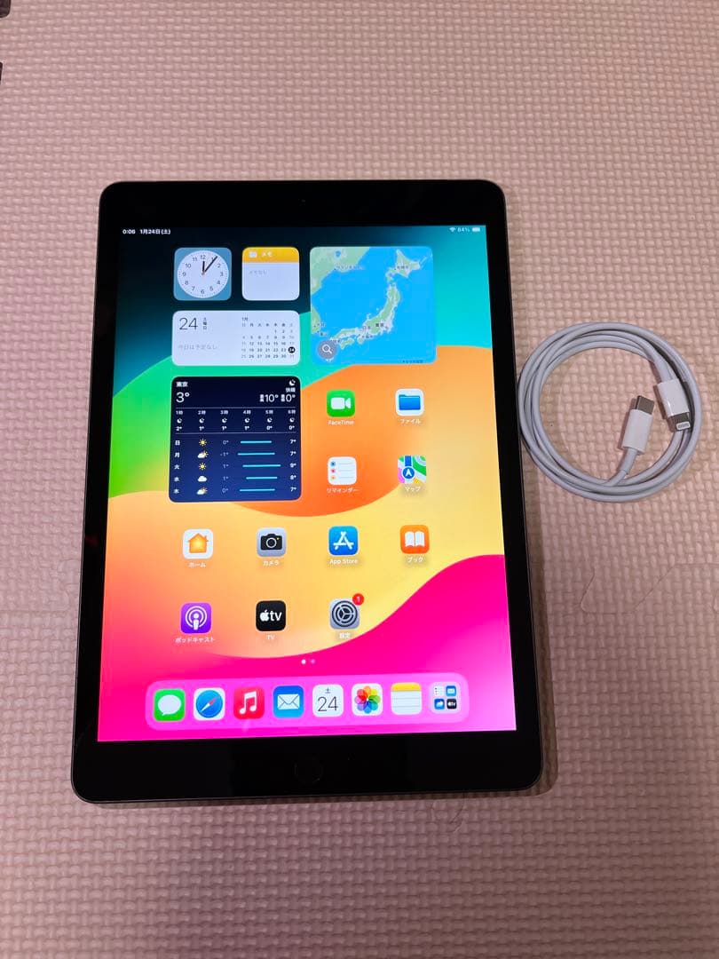 Apple iPad 第7世代 32GB スペースグレー SIMロック解除済