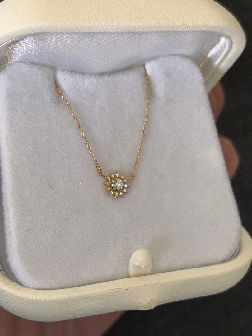 STAR JEWELRY SUNBURST K18YG/Pt950ダイヤモンド