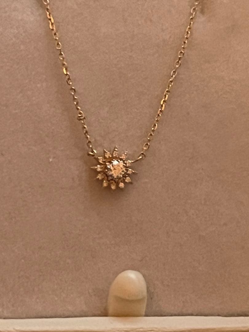 STAR JEWELRY SUNBURST K18YG/Pt950ダイヤモンド