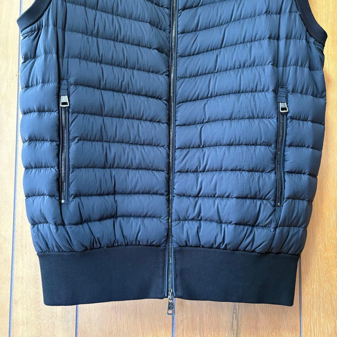 【美品】MONCLER モンクレール ニット切替ダウンジップアップベスト