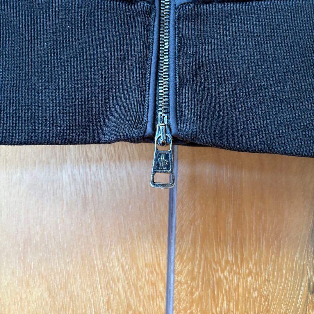 【美品】MONCLER モンクレール ニット切替ダウンジップアップベスト