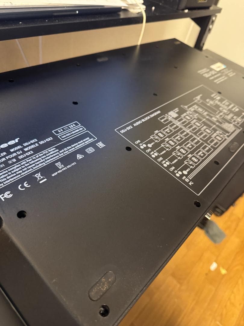 Pioneer DDJ-SX2 デジタルDJコントローラー 電源ケーブル無し