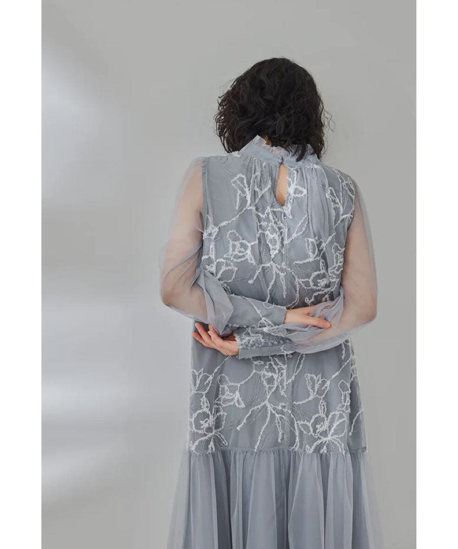 niana フェザーフラワーチュールドレス お呼ばれ オケージョン