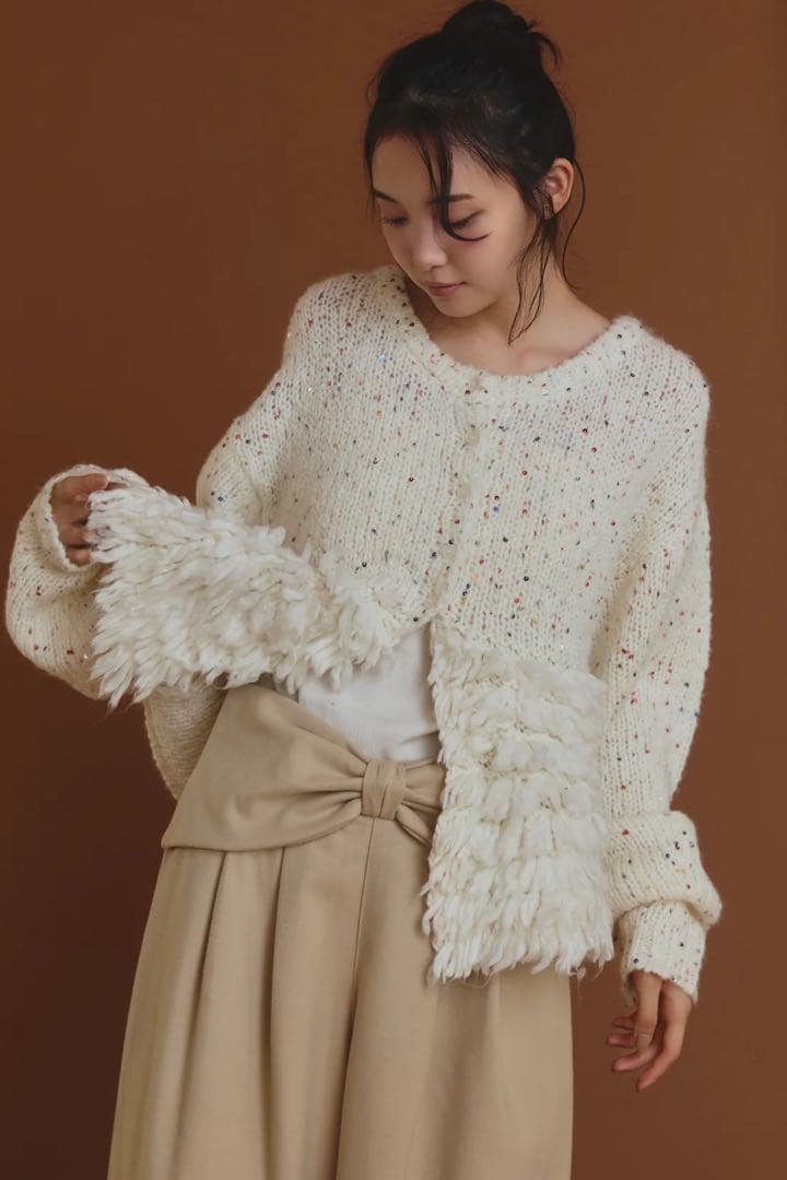 andequal waist ribbon design pants Ｓサイズ