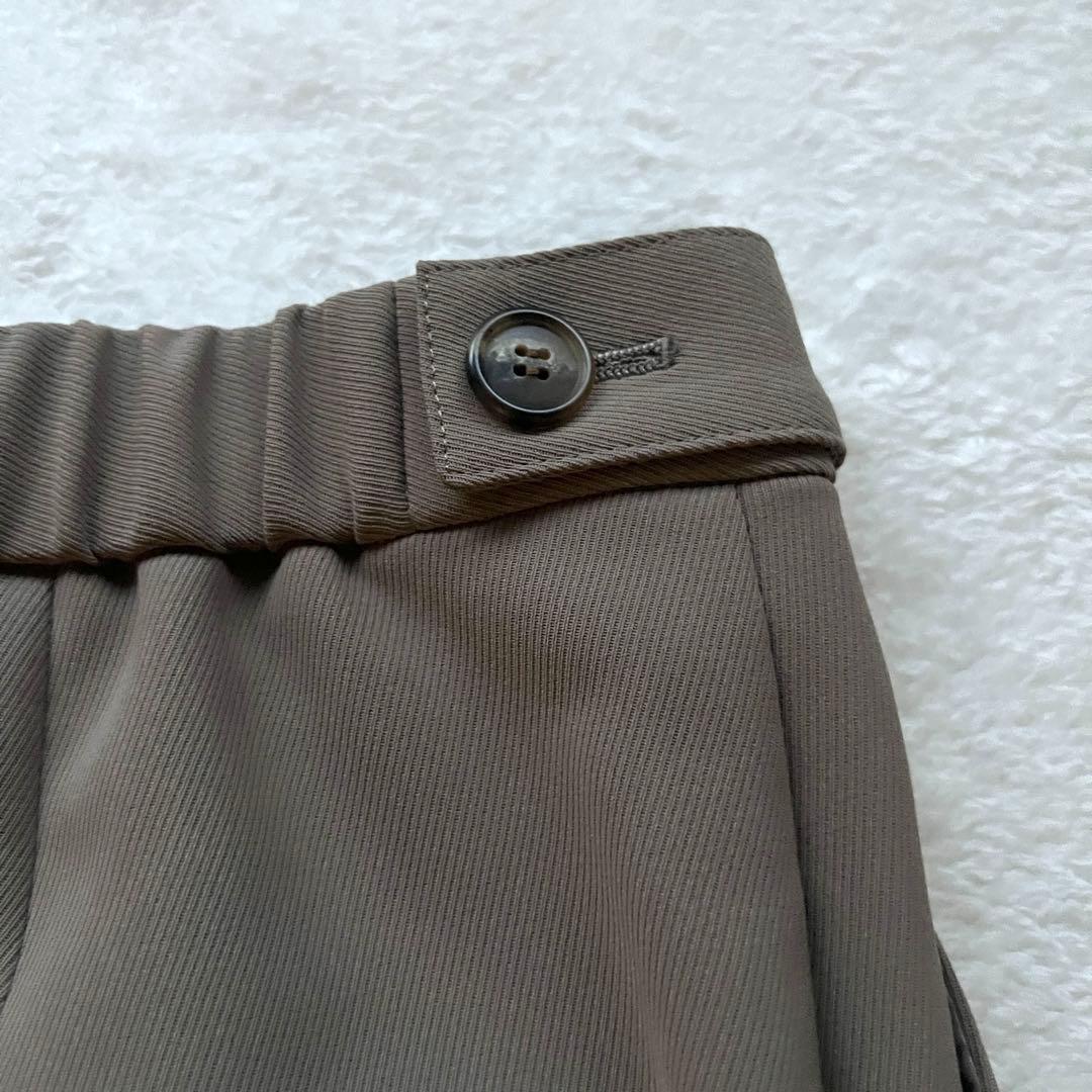 美品 NOBLE エステルソフトカルゼ セットアップ　ジャケット&パンツ