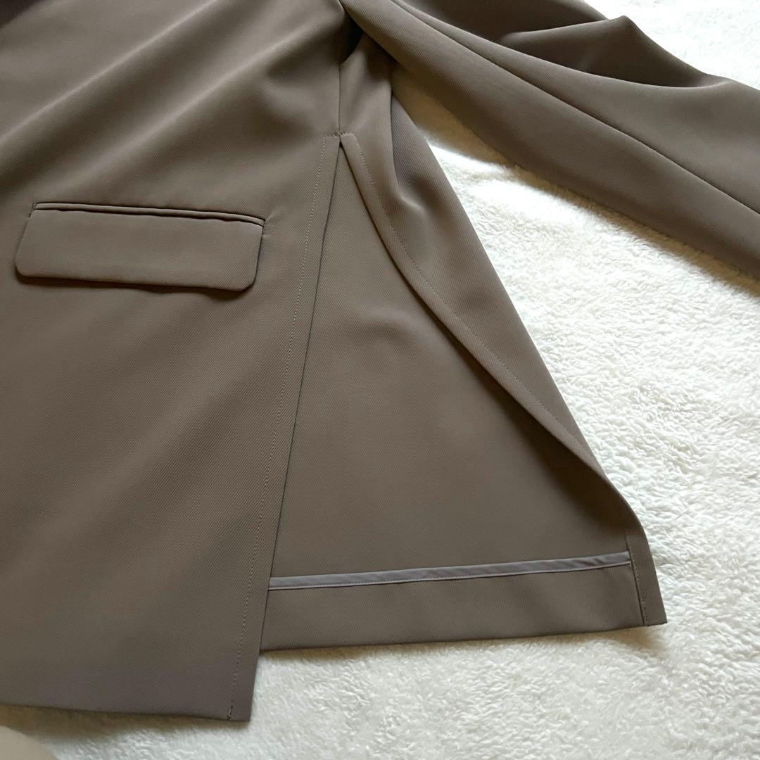 美品 NOBLE エステルソフトカルゼ セットアップ　ジャケット&パンツ