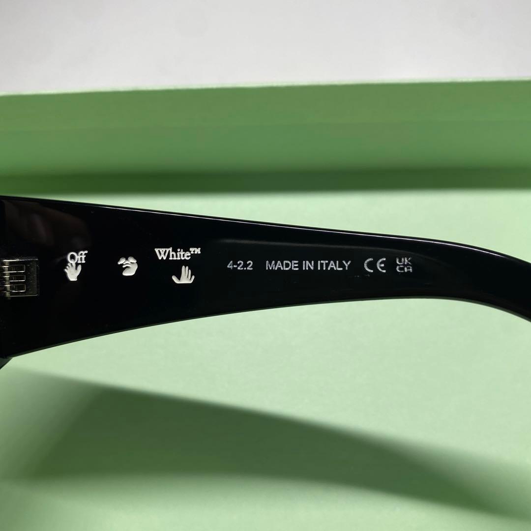 off-white サングラス　ブラック