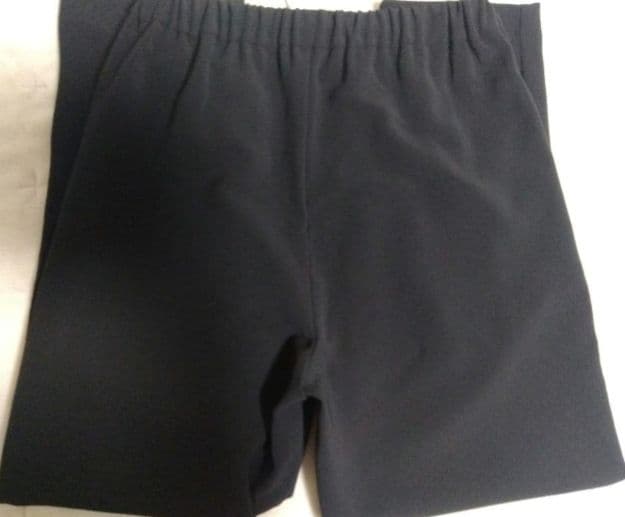 トラバイユ マニュアル ダブルクロス 1タック ストレートパンツ　ブラック　M