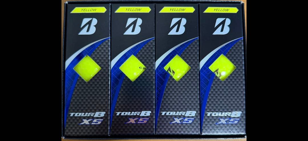 【おはぎ大好き】ブリヂストン TOUR B XS イエロー 2ダース