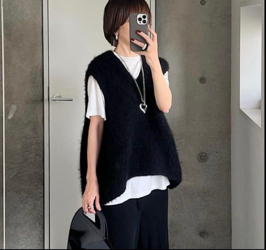 希少　BLAMINK ニットベスト　38 drawer lohen ジプソフィア