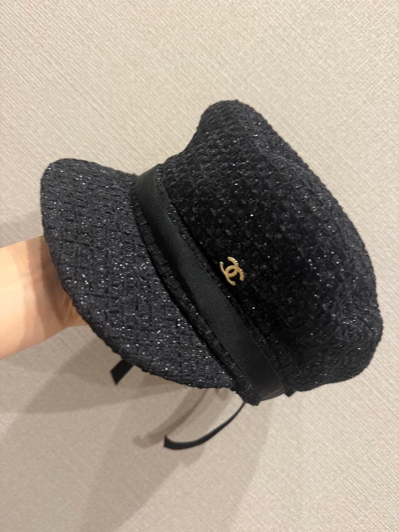 CHANEL ツィード　キャスケット
