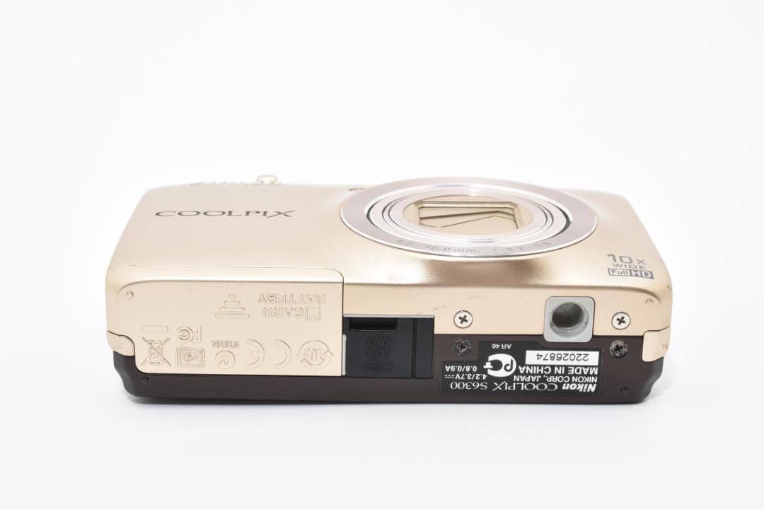 【極美品/希少ゴールド】Nikon COOLPIX S6300