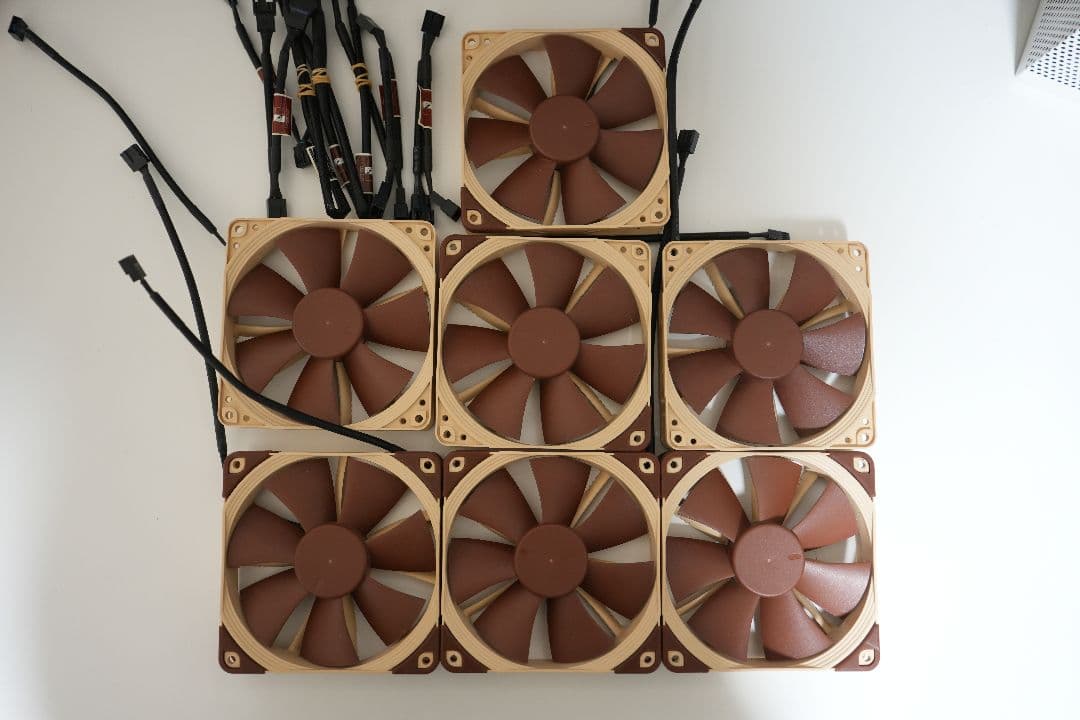 Noctua NF-F12 PWM プレミアム静音 ファン 7基セット