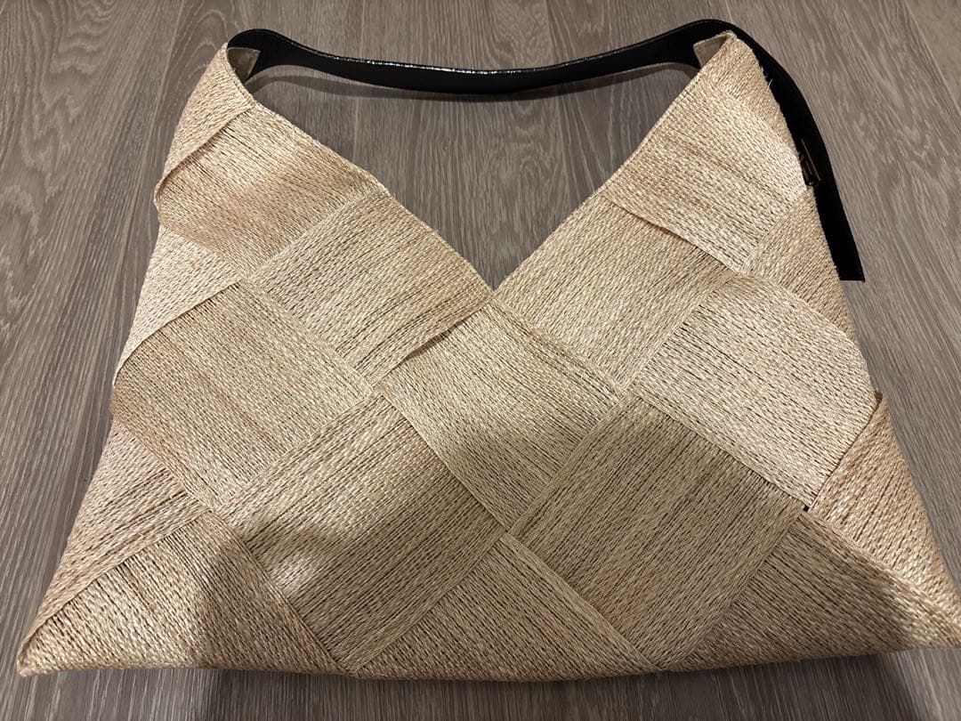 VIOLAd’ORO　かごバッグ　アバカ　メッシュトートバッグ