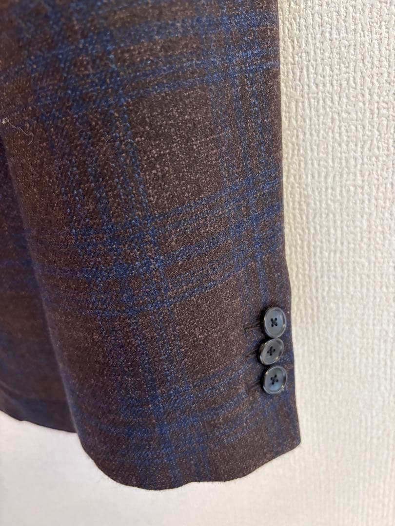 EDIFICE ロロピアーナ カシミヤ&シルク　テーラードジャケット 48