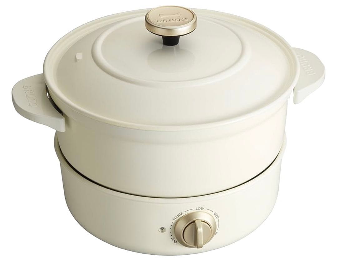 BRUNO グリルポット ホワイト BOE029-WH