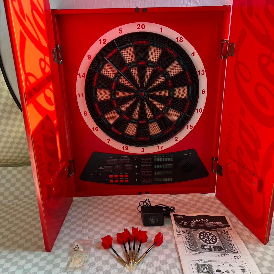 Coca-Cola コカ・コーラ 電子ダーツボード フルセット 美品