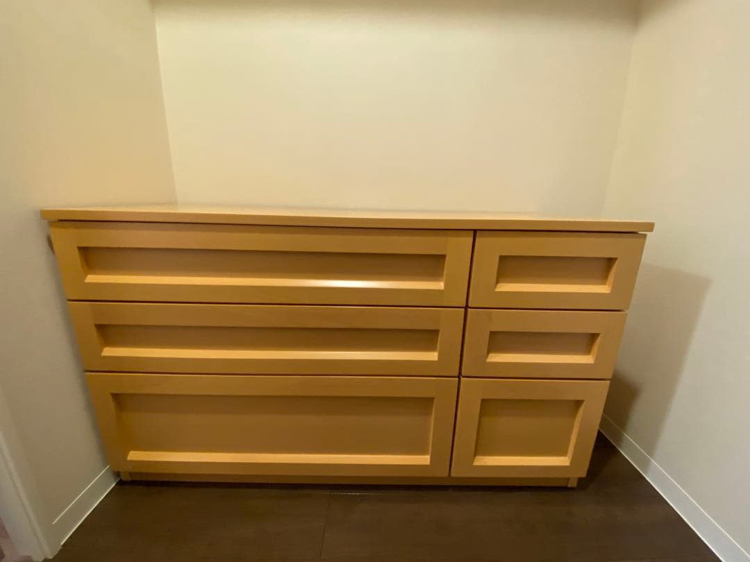 新品未使用　3段タンス　大塚家具