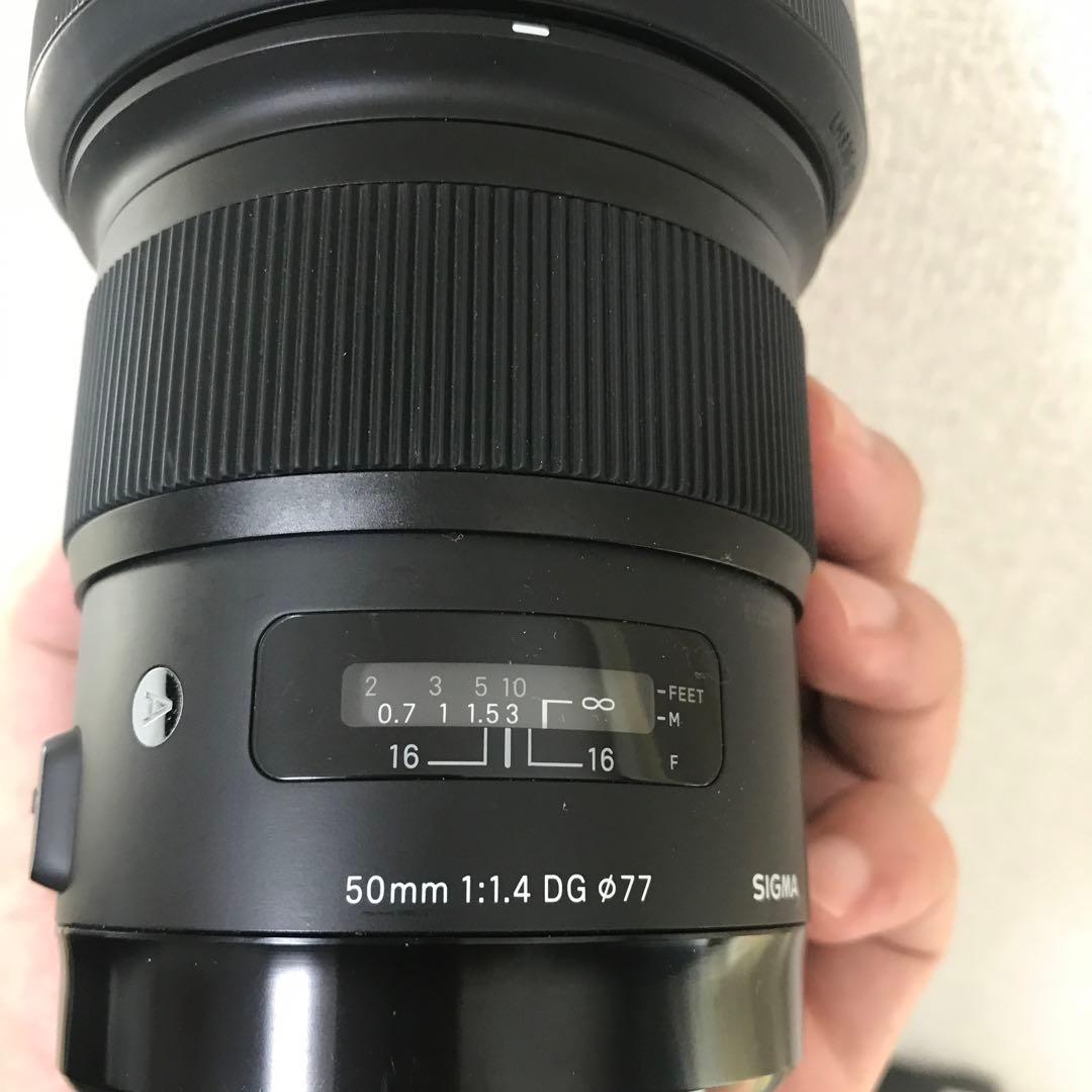 シグマ　50mm f1.4 キャノン用