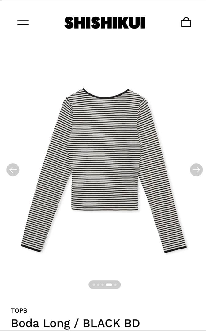 トップス SHISHIKUI Boda Long / BLACK BD