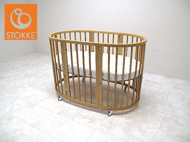 美品 STOKKE ストッケ スリーピーベッド 北欧 ノルウェー ベビーベッド