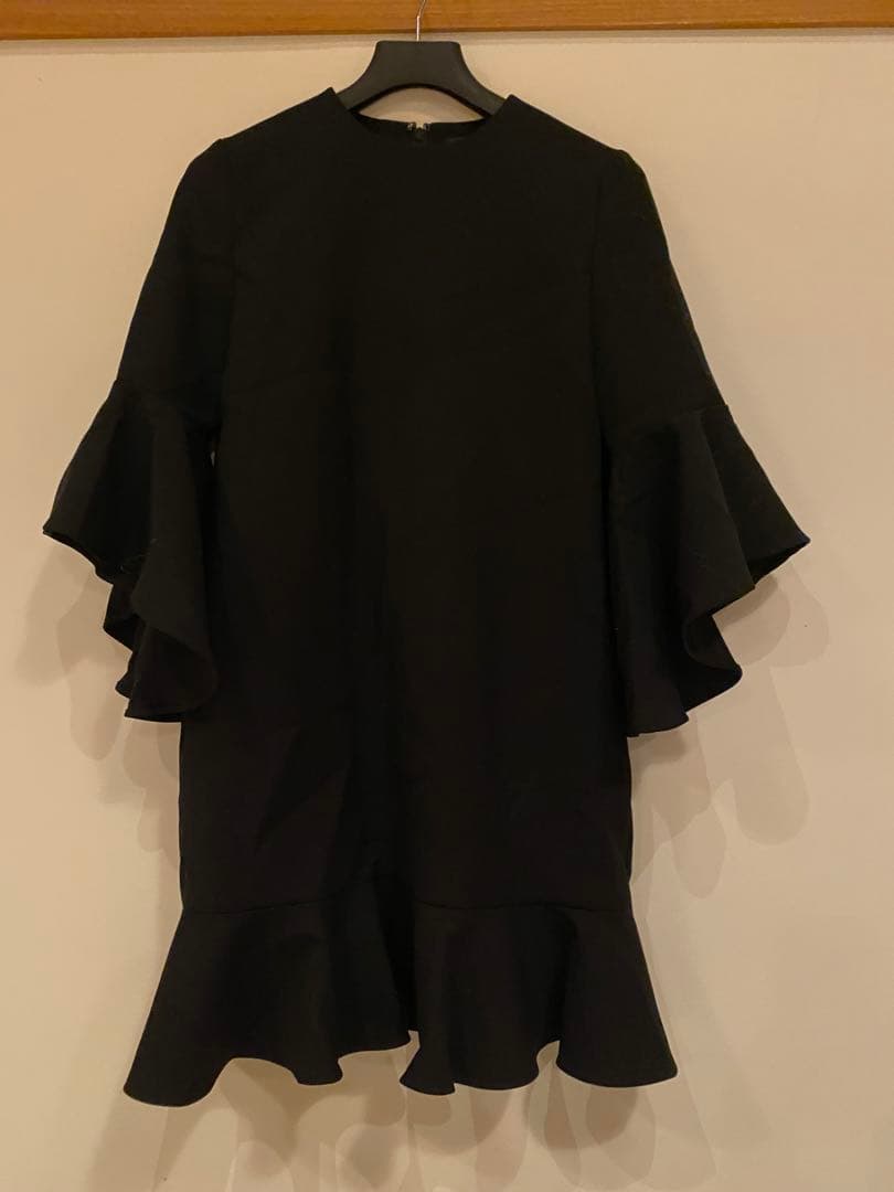 YOKO CHAN BLACK フレアスリーブ ワンピース　36サイズ