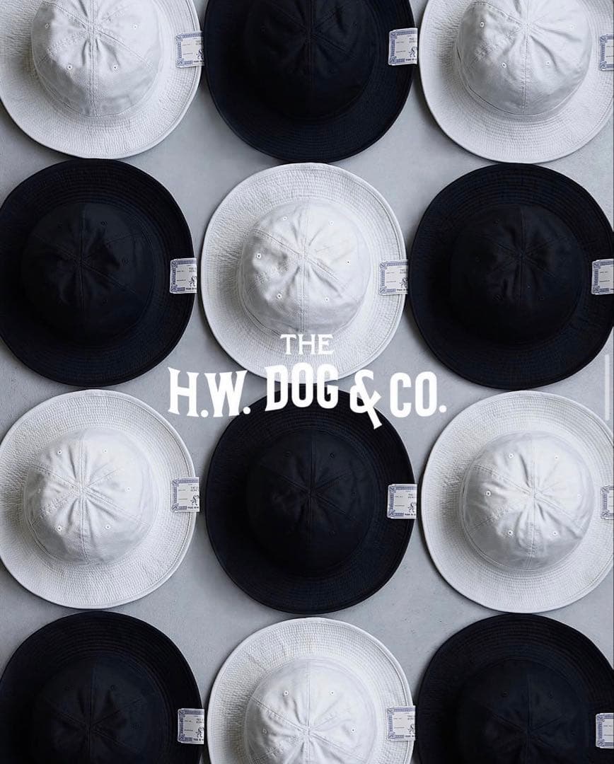 H.W. DOG & CO. FATIGUE HAT ブラック 38 完売品