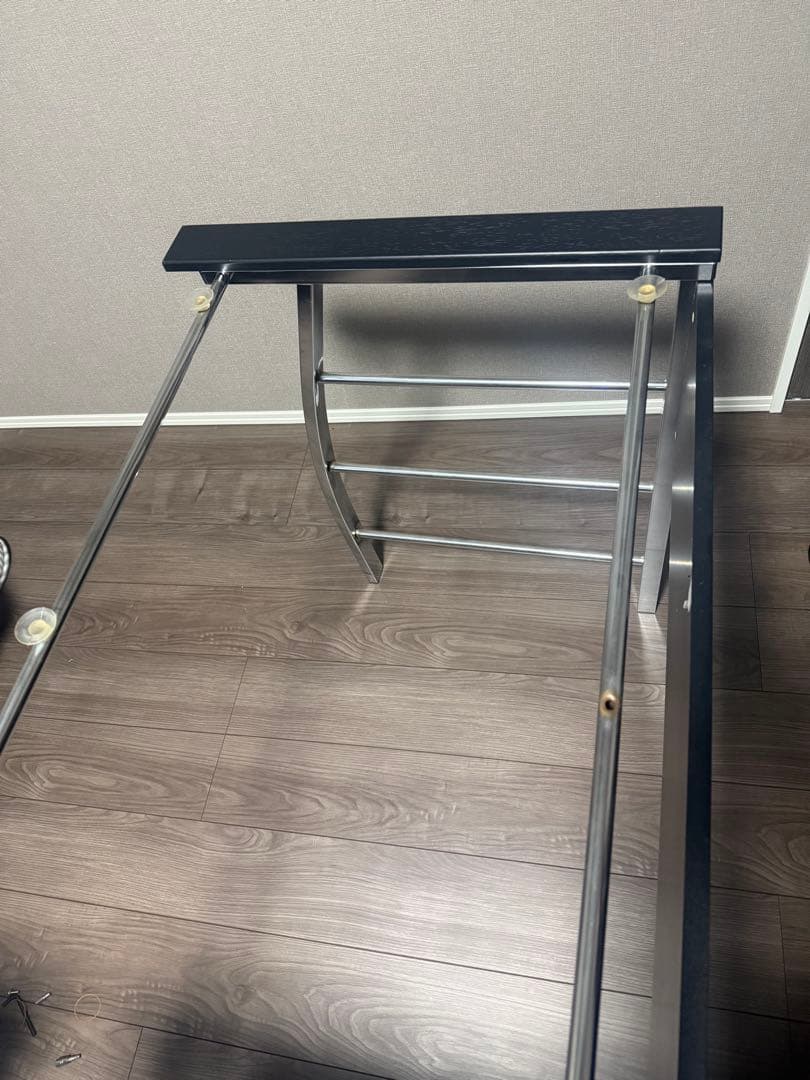 不二貿易パソコンデスクPCデスクブラック勉強机強化ガラス キーボードトレイ付