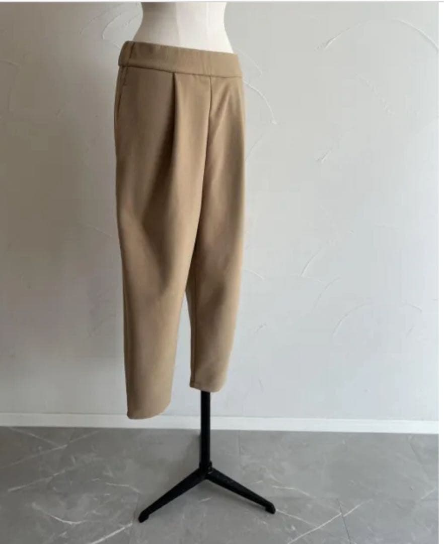 2025 AW Collectionふわもちパンツキャメル　38 新品