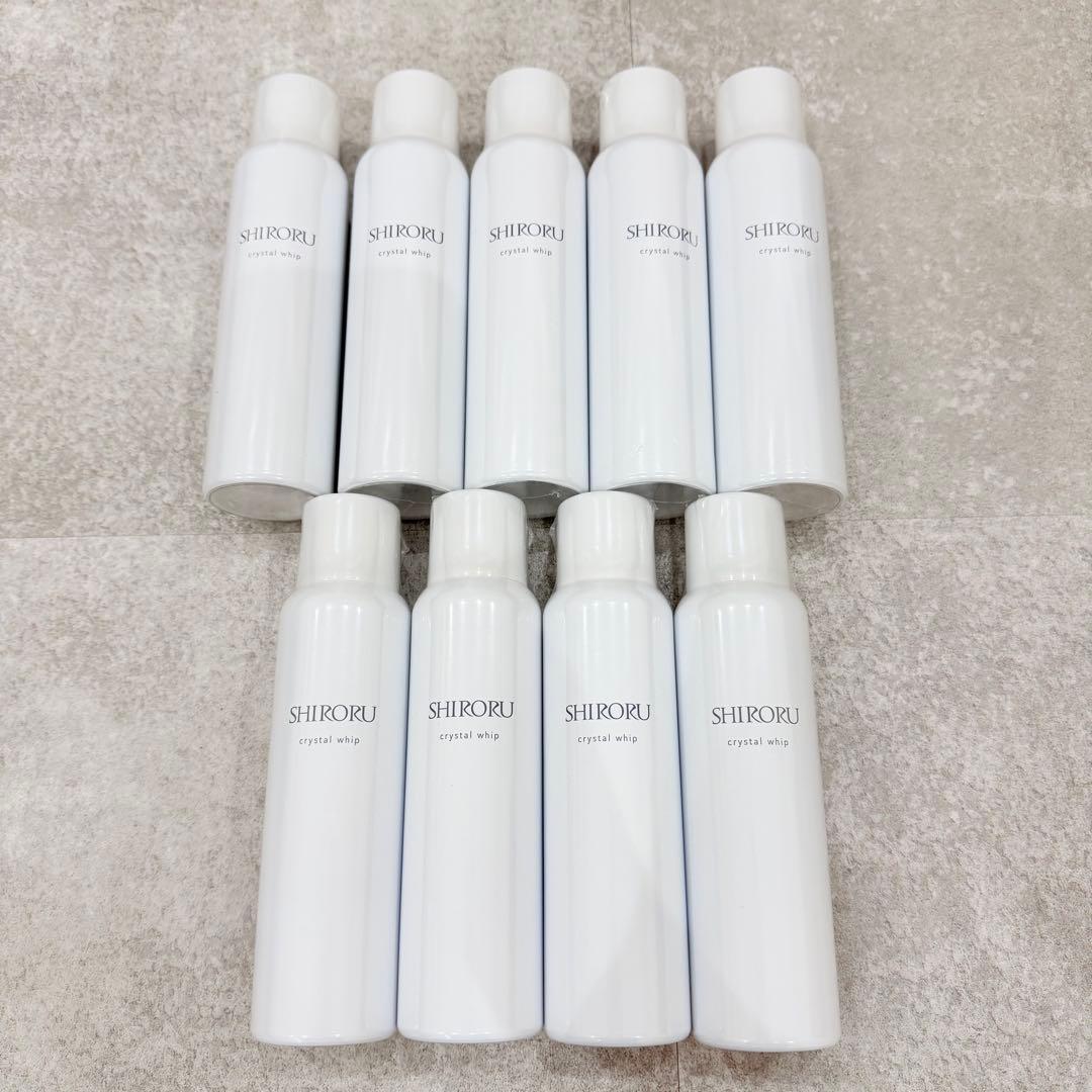 【未開封】 SHIRORU シロル クリスタルホイップ 洗顔料 9本セット