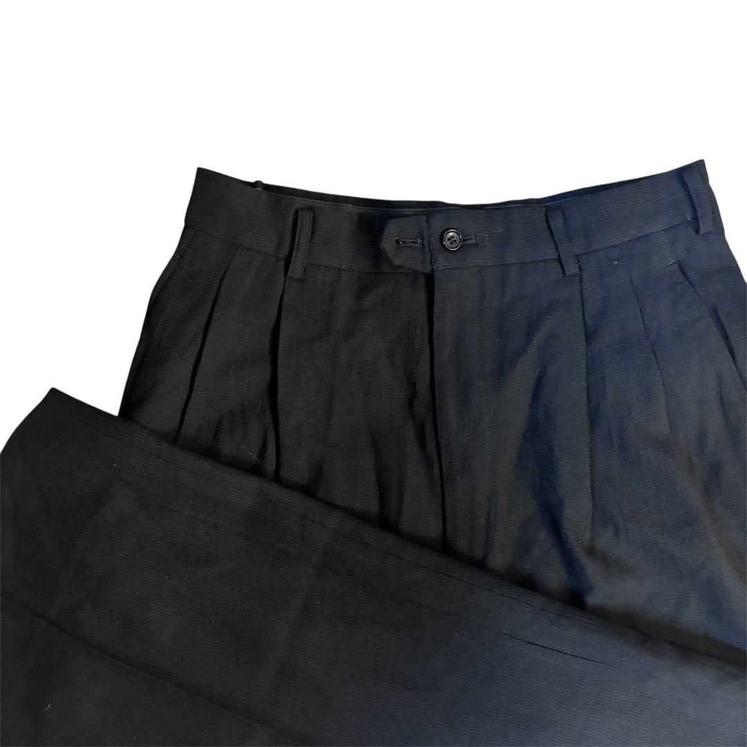 コムデギャルソンオム HOMME スラックス ブラック 90s 田中オム ワイド