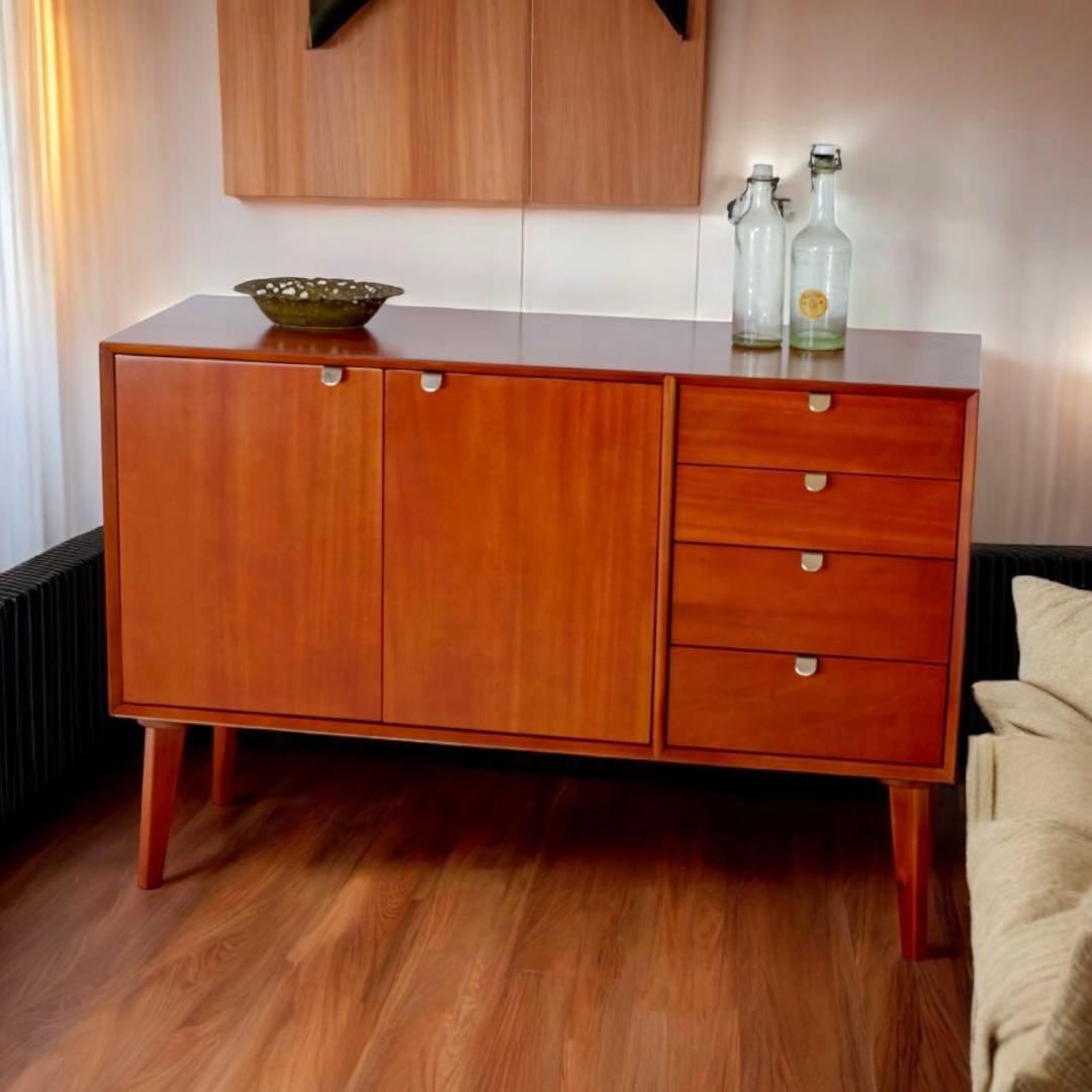 I 新品 北欧 キャビネット リビングボード 収納 本棚