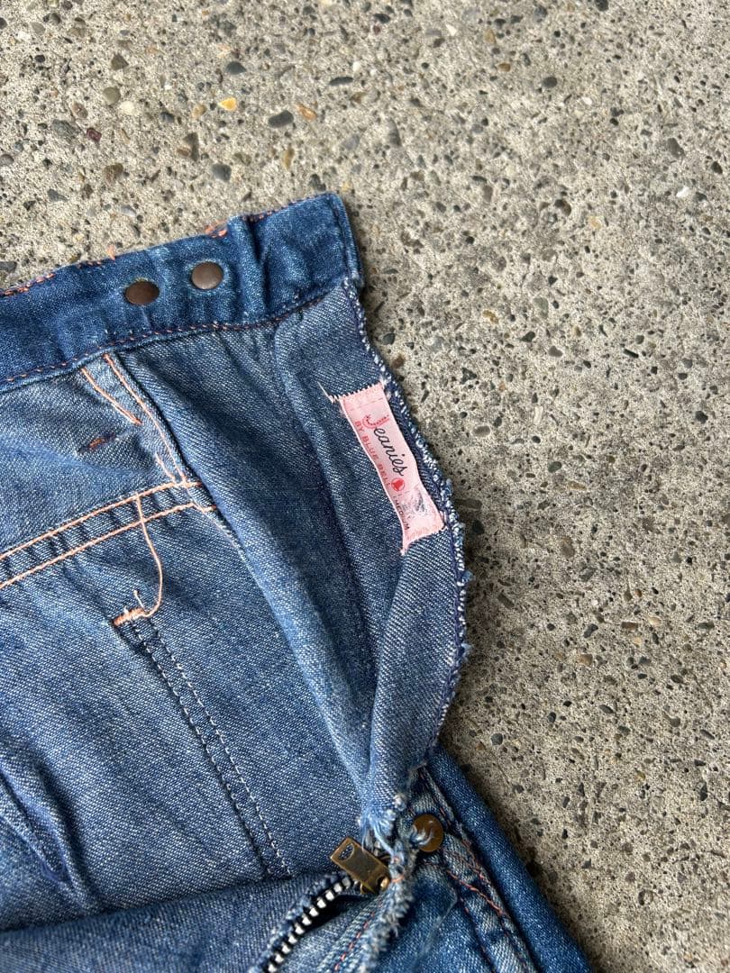 60s デニム ランチパンツ デニムパンツ ヴィンテージ 古着