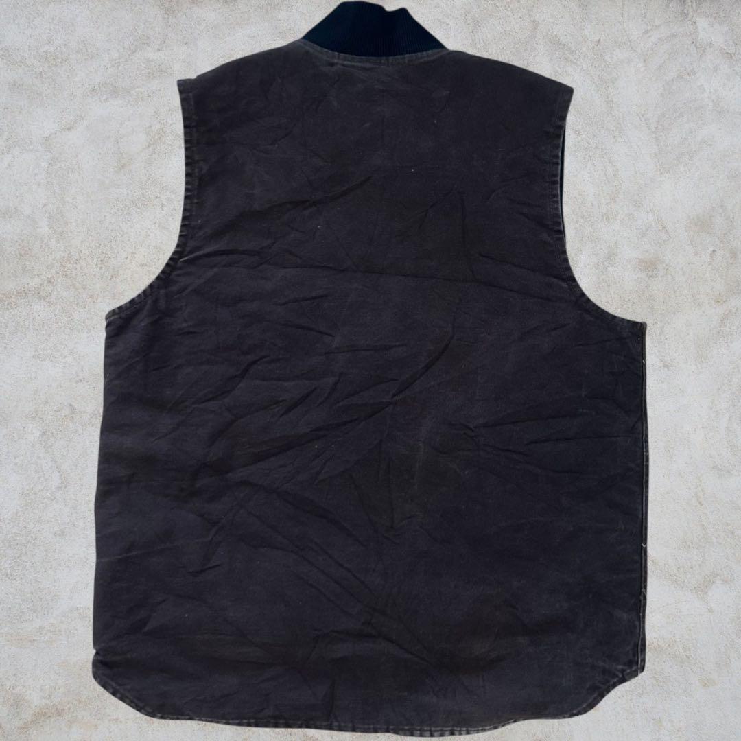 『Carhartt』カーハート　ダックベスト　V02-DKB　フェード　ブラウン